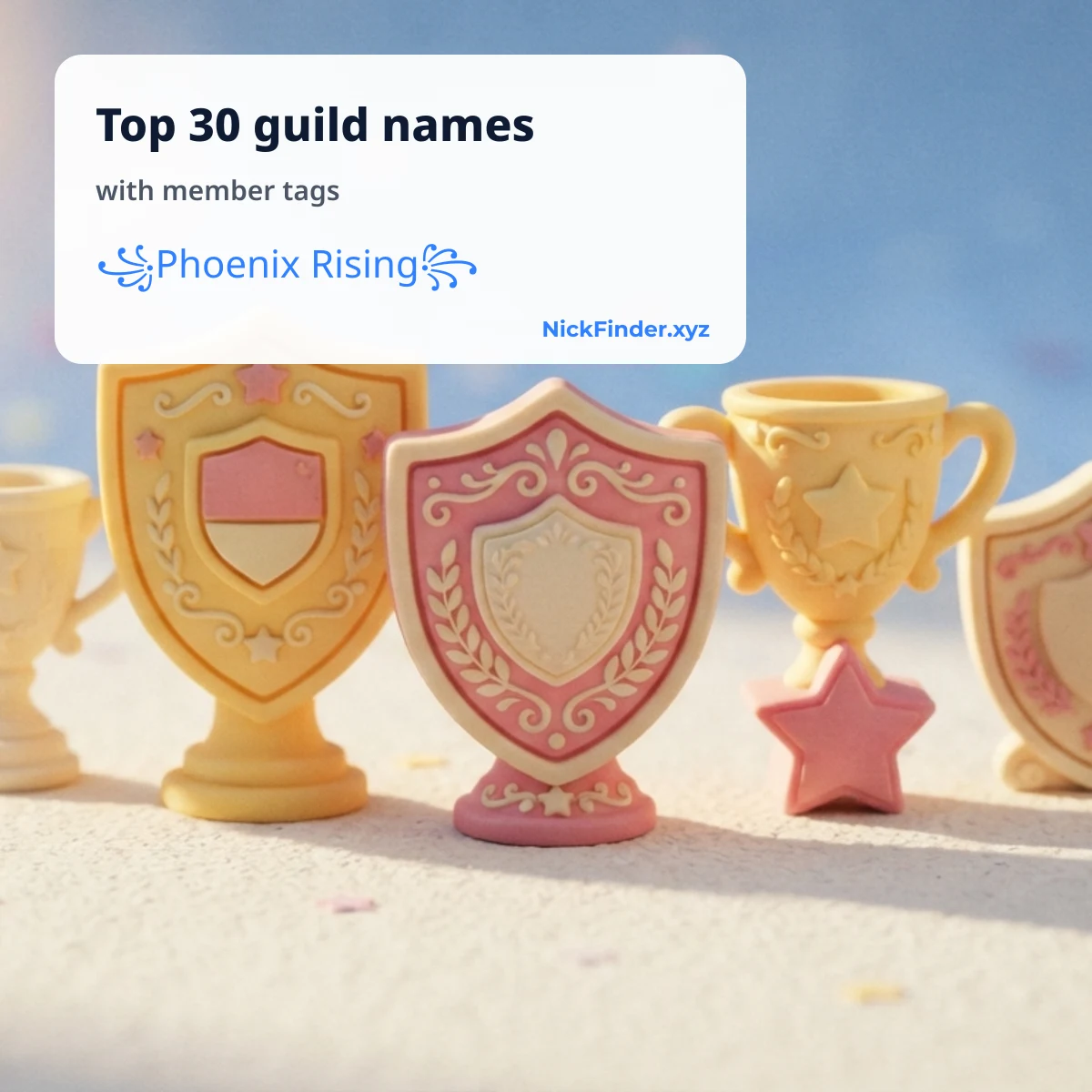 Top 30 Free Fire guild names